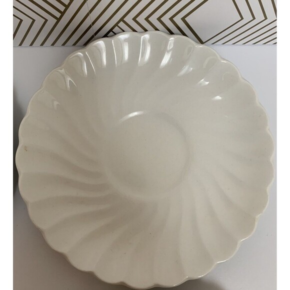 Johnson Brothers Swirl Tea Cup Saucers Snow White Regency Bone China Set (5) - Picture 4 of 8